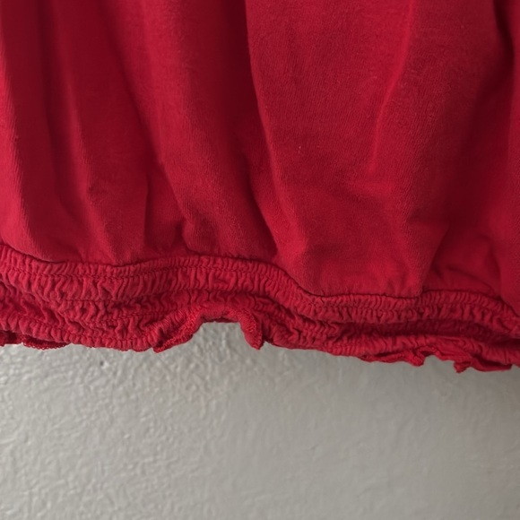 Women’s Plus Size Lane Bryant Peasant Top, Red, 18/20 2X - Picture 3 of 6